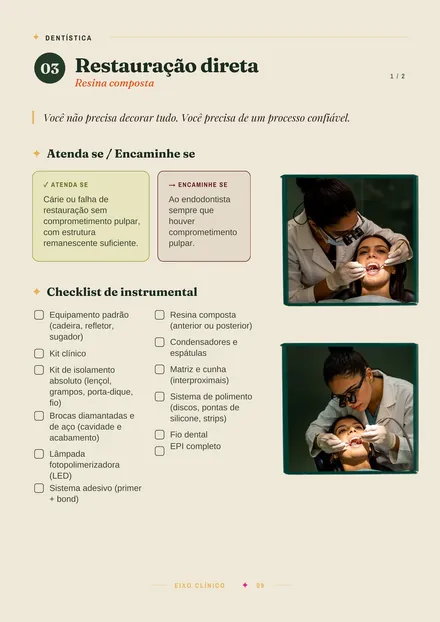 Página do protocolo com tempos e medidas exatas